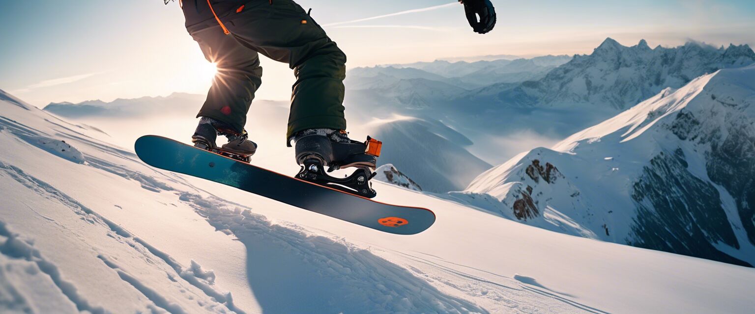 Snowboard action camera